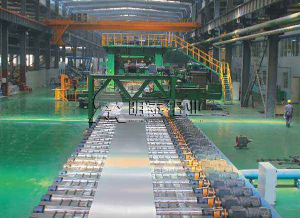 明泰高精铝板带项目铸轧生产线